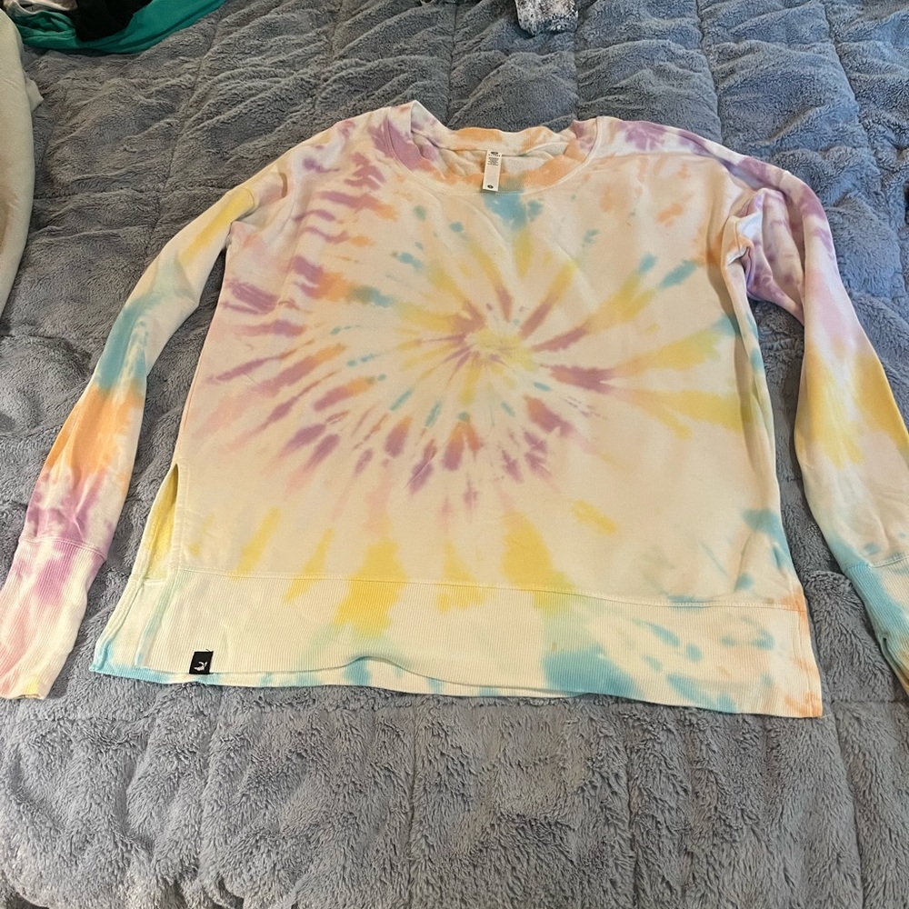 Glider light tie dye sweatshirt
